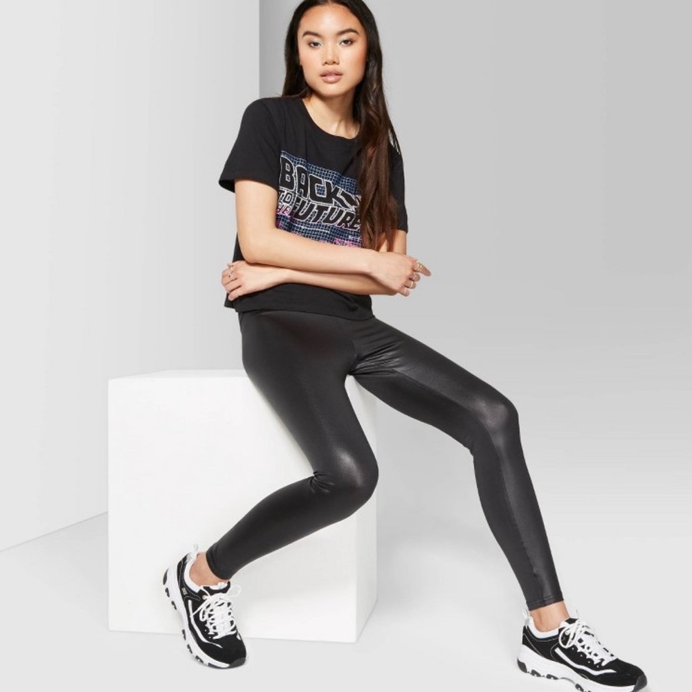 NWOT - Wild Fable Liquid Faux Leather Leggings